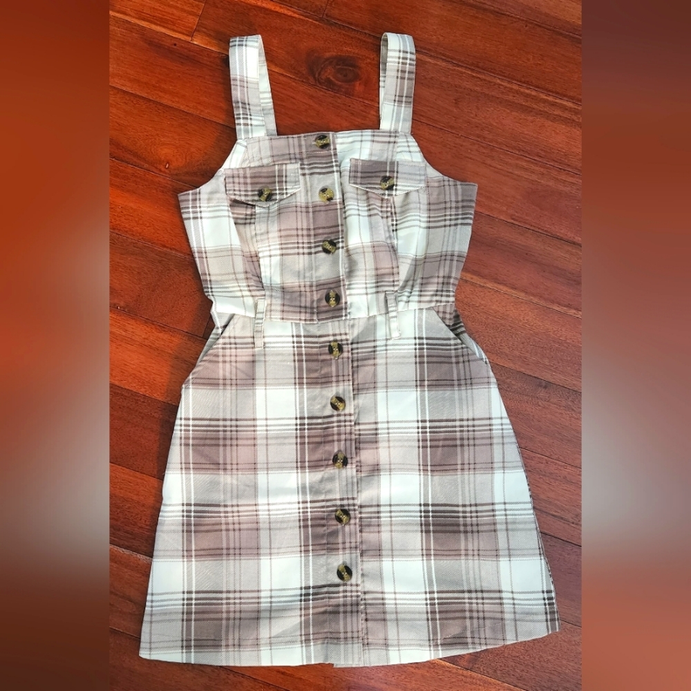 Plaid Ardene Dress in XS